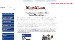Desktop Screenshot of mats4less.com